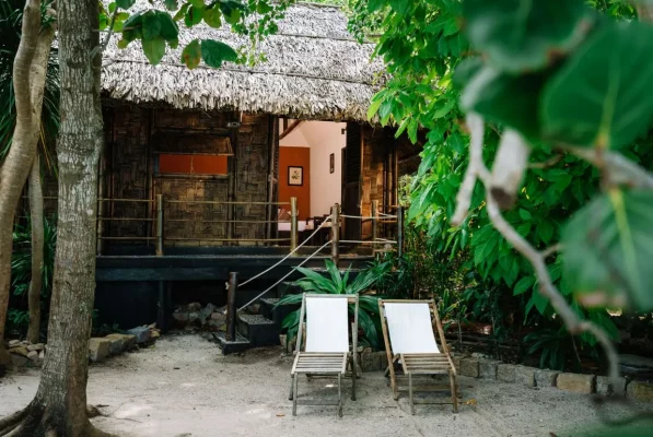 Bungalow in Whale Island Resort - car free island stay in Vietnam