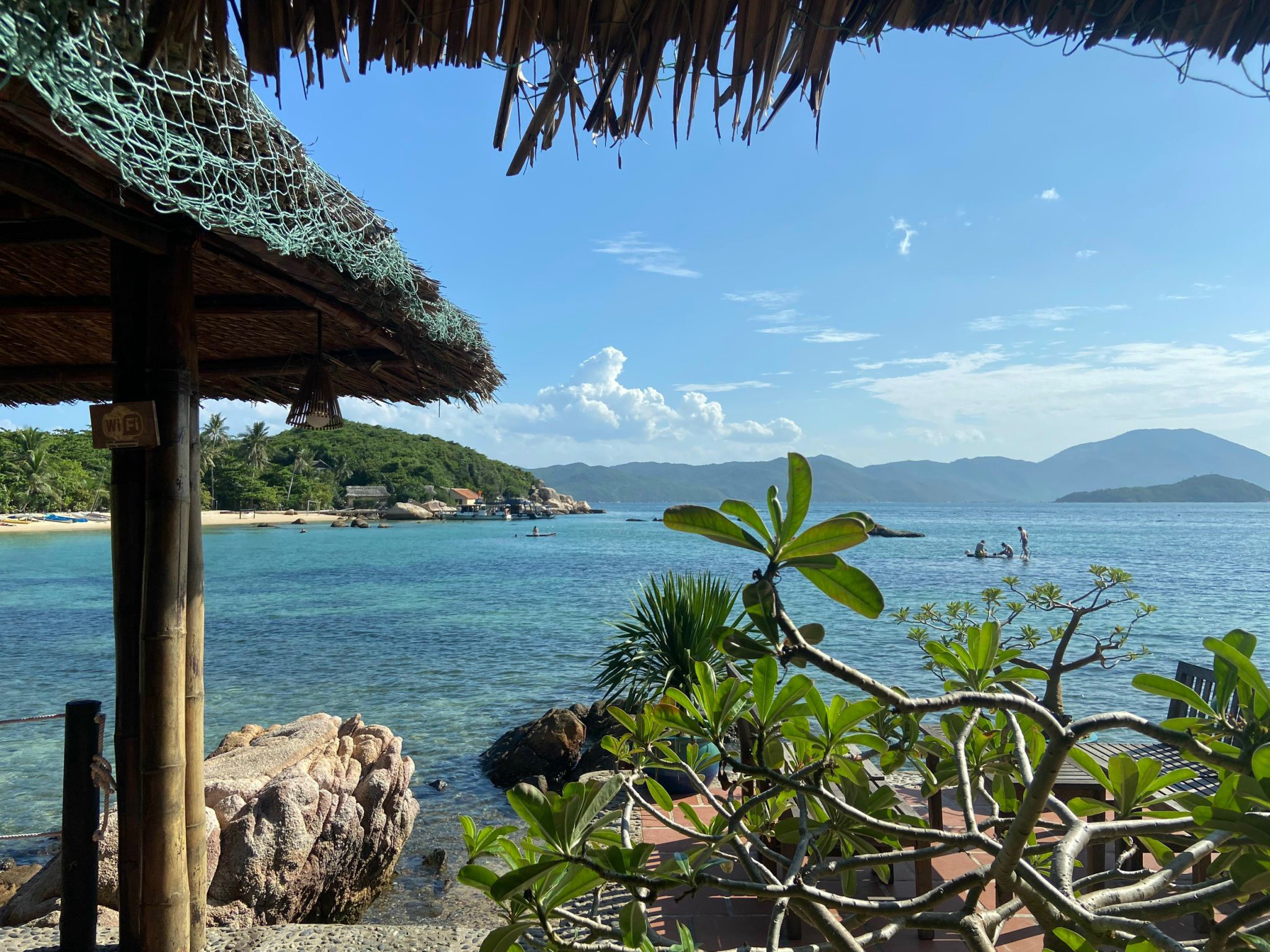 The pristine natural scenery at Whale Island Resort